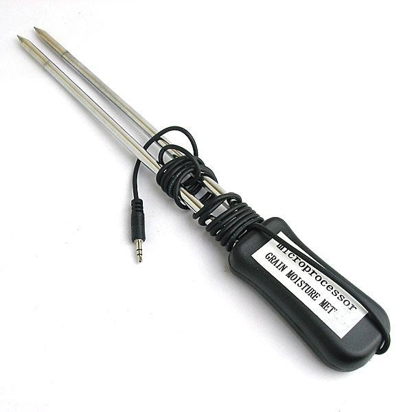 Hay grain bean cereal moisture damp meter tester probe