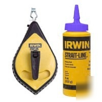 Irwin strait-line 64494 100 speed line reel with 4-ounc