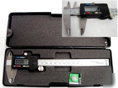 New 6 inch lcd digital vernier caliper/micrometer gauge 