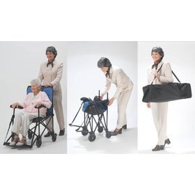 Transport wheelchair with free tote bag