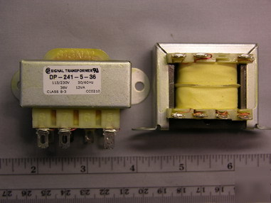 2 signal two-4-one power transformers 110/230V to 36V
