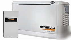 5875 20KW generac-guardian generator w/200A se nexus ts