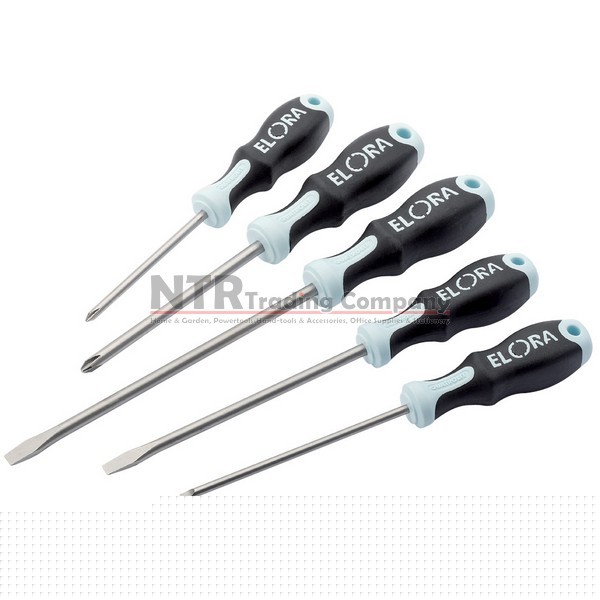 Elora 5 pc st'less steel engineers screwdriver set