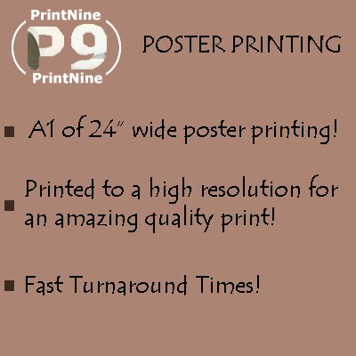 Massive A1 high quality custom poster printing