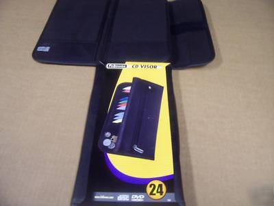 New fellowes 24 cd/dvd visor holder ( ) 24 disc sunvisor