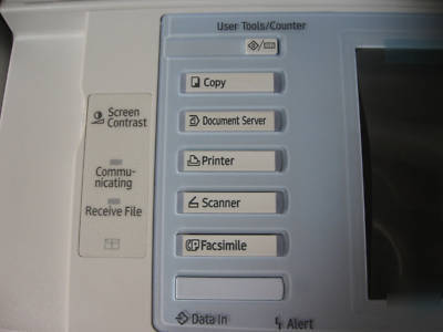 Ricoh aficio MP5500 copier print, scan, & fax demo