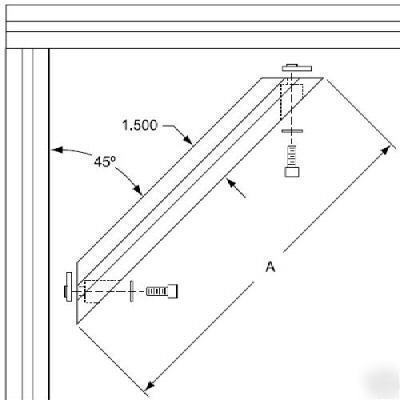 8020 t slot aluminum 45 degree support 15 s 2557 n