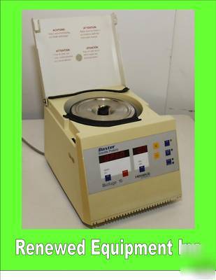 Biofuge 15 heraesus baxter table top centrifuge