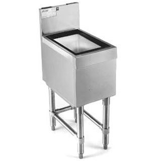 Eagle B18IC-24 underbar ice chest, stainless steel, 24