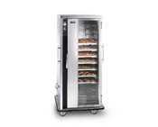 Heated pizza cabinet, mobile, s/s door, insulated,