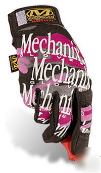 New mechanix original pink camo glove women's