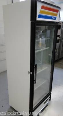 True gdm-19 glass door refrigerated merchandiser cooler