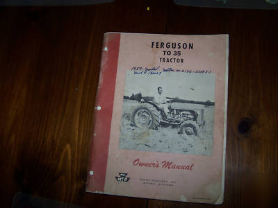 1959 massey ferguson to 35X