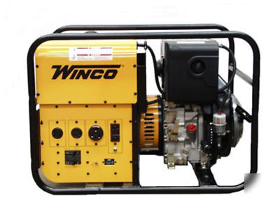 Generator portable - 10.5 hp hatz diesel - 6,000 watt