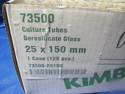 Kimble culture tubes, 73500-25150, 25X150 (125 pc case)