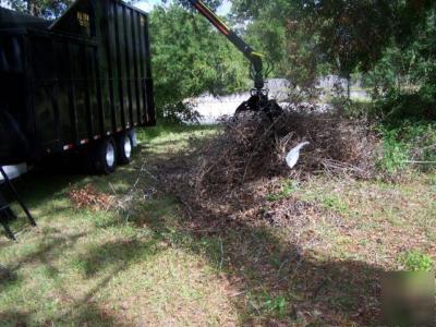 New all pro dump trailer grapple trash cargo enclosed 