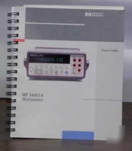 New hp 34401A user manual and service manual - sealed