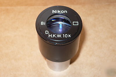 Nikon (bi) h.k.w. 10X (d) microscope eyepiece, 30MM