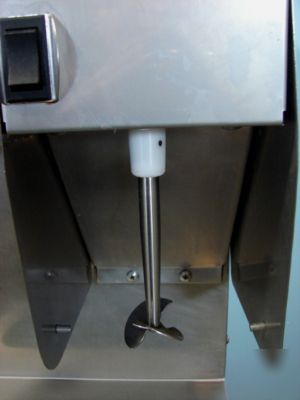 Stoelting two head soft serve ice cream machine w/mixer