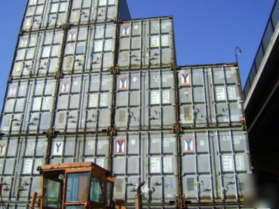 Storage containers: used 20' conex box / container
