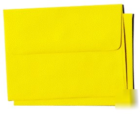 10 4X6 A6 a-6 sun yellow square-flap envelopes 