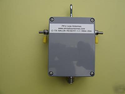 High power 1:1 balun for 160M - 30M bands (1 - 10MHZ )