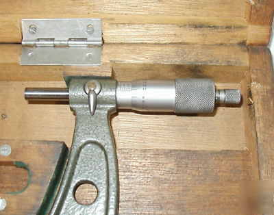 Mitutoyo 12-13 inch micrometer. with case & standard