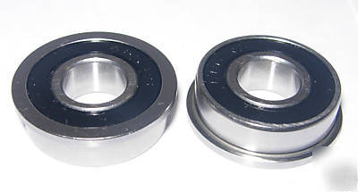 New FR6-2RS flanged R6 sealed bearings, 3/8 x 7/8