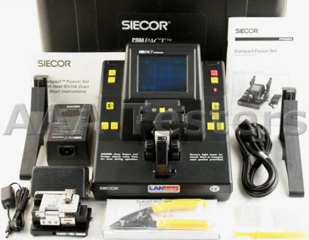 Siecor corning cfs sm mm fiber fusion splicer cleaver