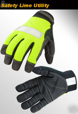 Youngstown 08-3700-10-xl utility gloves high visibility