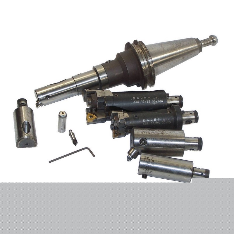 â—¥â—£komet rb cat 40 tool holder w/6 boring headsâ—¢â—¤
