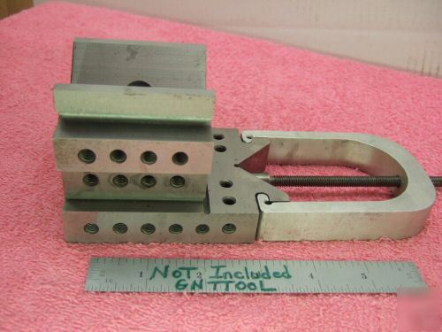  v-block w/ clamp machinist toolmaker mint precise grnd