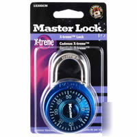 New master lock x-treme combination locks assorted