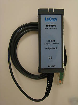 Lecroy HFP3500 3.5GHZ active probe **calibrated**