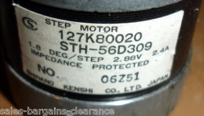 Lot of two shinano kenshi stepper motors 