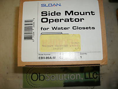 New sloan side mount operator ebv-89A-m EBV89AM 0325105 