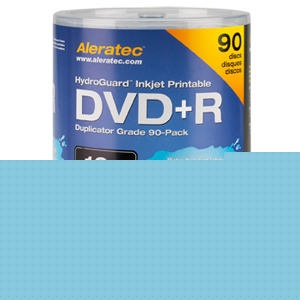 Aleratec 300117 -90PK dvdr hydroguard inkj