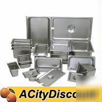 6 dz update 1/9 size s/s steam table pans 2Â½