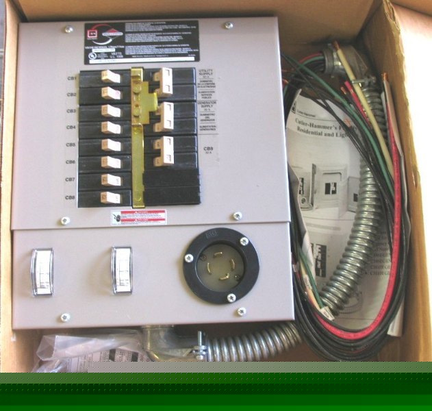 Cutler-hammer emergency generator panel CH10EGEN3060