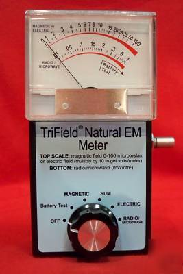 Gauss master & trifield natural emmeter & radiowaves 