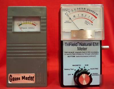 Gauss master & trifield natural emmeter & radiowaves 