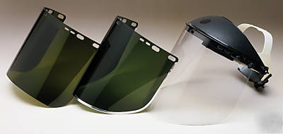 Jackson face shield replacement visor - dark green