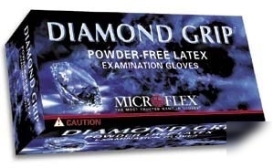 Microflex diamond grip latex gloves, : mf-300-s