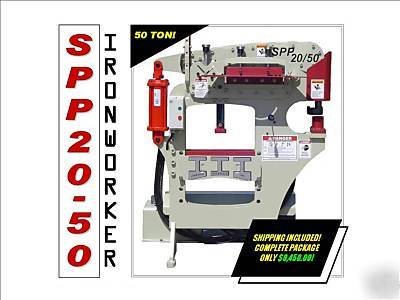 New 120 ton iroquois ironworker-press-pipe bender-brake