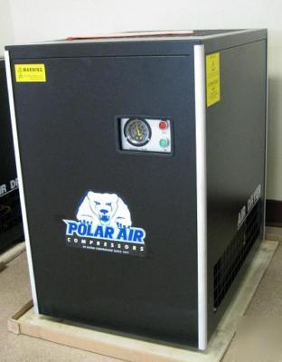 Refrigerated air dryer for air compressor up to 134 cfm