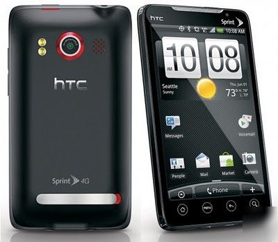 Sprint htc evo 4G android phone / hot spot url website