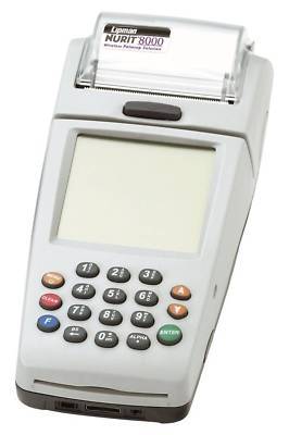 Verifone nurit 8000 8010 wireless credit card terminal