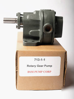 Brown & sharpe bsm rotary gear pump 713-1-1