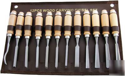 Am-tech pro 12PC wood carving chisel set *cheapest*
