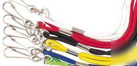 New lanyards, 600 assorted colors, cord lanyards - 